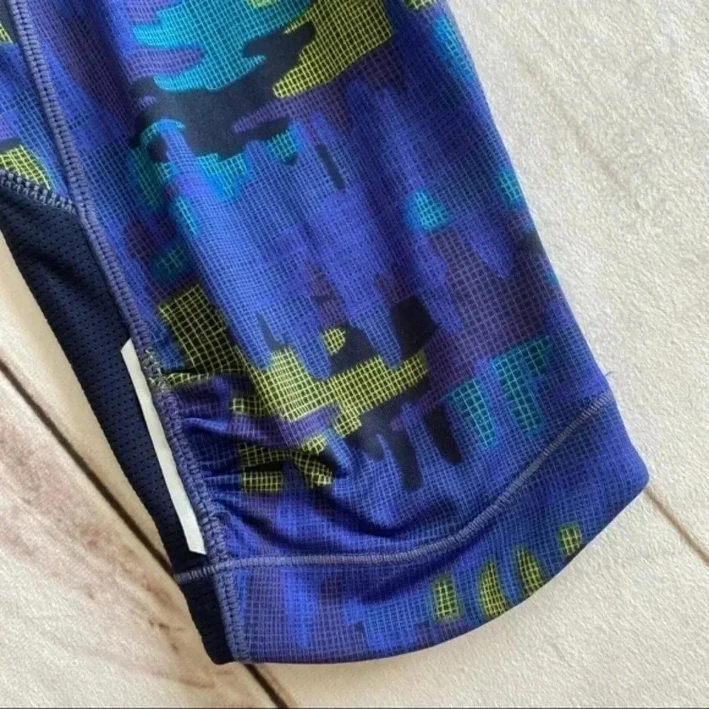 Athleta Camo Be Free Knicker Crop Leggings Blue - Picture 11 of 15